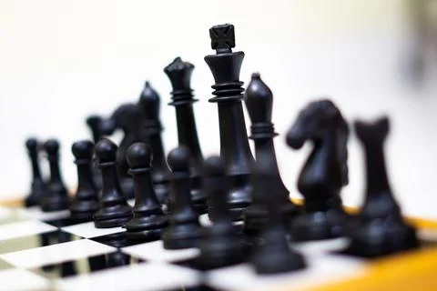 Chessboard Strategy and Opening Setup - A Game of Tactics and Mastery Stock Photos