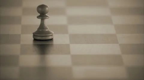 Chessmen on a chessboard Stock Footage 11332769