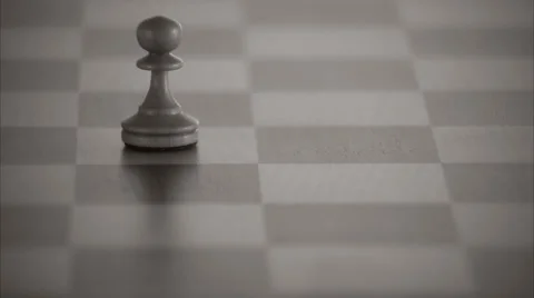 Chessmen on a chessboard. Video stock 51826519