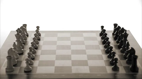 Chessmen on a chessboard. Stock Footage 51826558