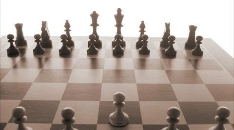 Chessmen on chessboard, Sweden. Stock Footage 51826716