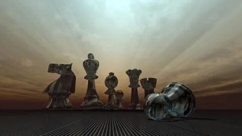 Chessmen Stock Illustration