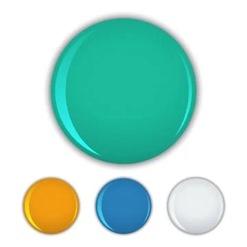 Chest badge button set Stock-Illustration