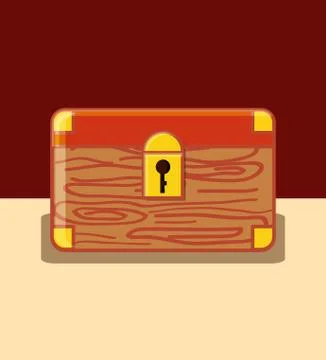 Chest box icon 스톡 일러스트
