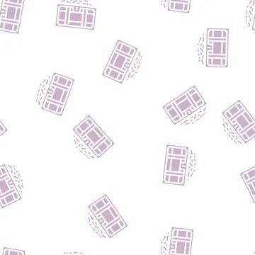 Chest with coins glyph vector seamless pattern 스톡 일러스트