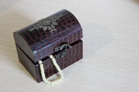 Chest for decorations Stock Photos