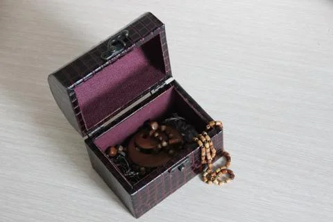 Chest for decorations Stock Photos