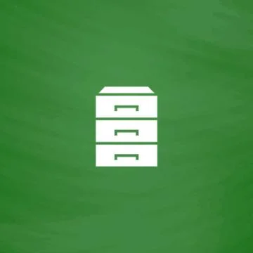 Chest of drawers icon Stock Illustration