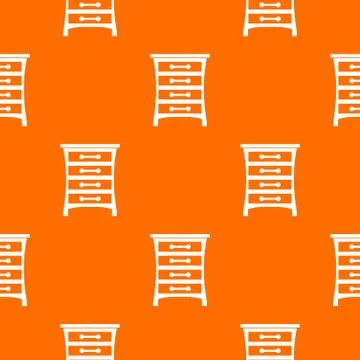 Chest of drawers pattern seamless Illustrazione stock