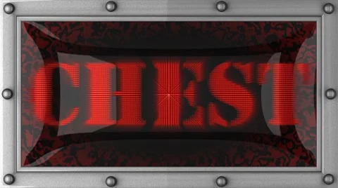 Chest on led Stock Footage 8684956
