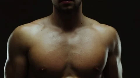 Chest. Slow motion Video stock 53156182