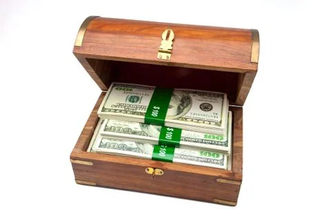 Chest of the treasure Stock Photos