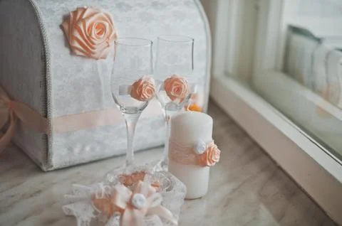 Chest wedding 718. Stock Photos