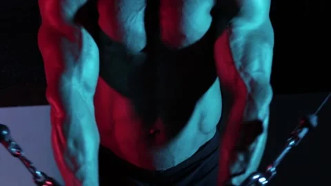 Chest workout Stock Footage 132181829