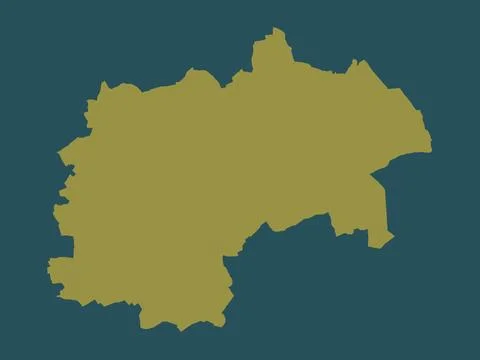 Chesterfield, England - Great Britain. Solid color shape Stock Illustration