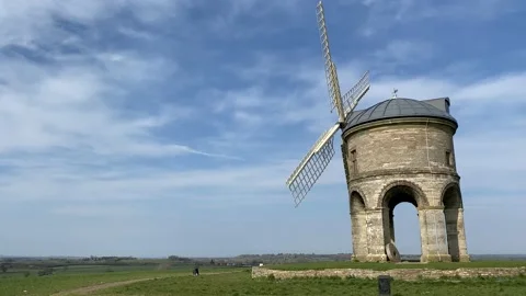 Chesterton windmill 1632 windmill on top of a hill in leamington spa England Video stock 152576337