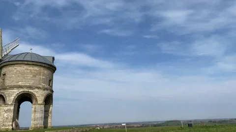 Chesterton windmill 1632 windmill on top of a hill in leamington spa England Video stock 152576343
