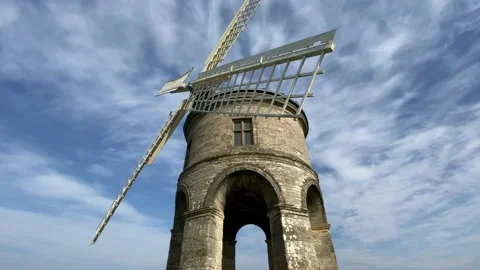 Chesterton windmill 1632 windmill on top of a hill in leamington spa England Video stock 152576365