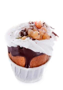 Chestnut cake Stock Photos