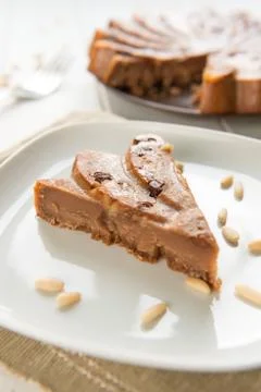 Chestnut cake Stock Photos
