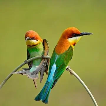 Chestnut-headed bee-eater Stock Photos