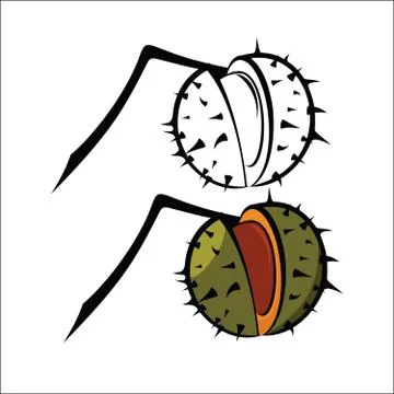 Chestnut Ilustração Stock