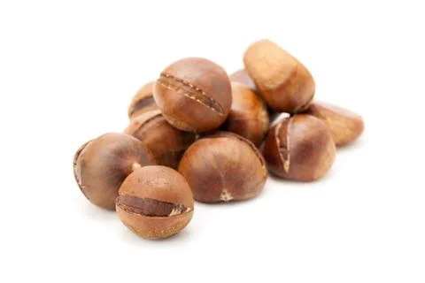 Chestnut isolated Stockfoto's