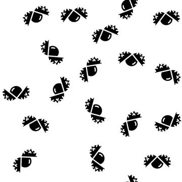 Chestnut nut glyph icon vector black illustration Stock Illustration