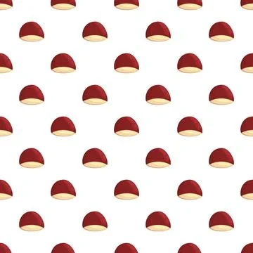 Chestnut pattern repeating design on white background 스톡 일러스트