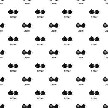 Chestnut pattern seamless vector イラスト素材