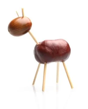 Chestnut toy Stock Photos