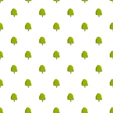 Chestnut tree pattern seamless Stock Illustration