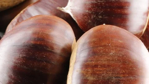 Chestnuts bio food Stock Footage 95703967
