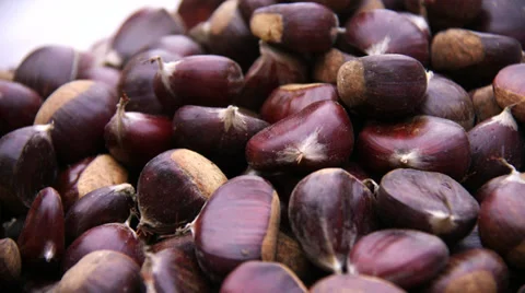 Chestnuts at the market Video stock 34473374