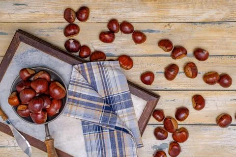 Chestnuts Foto stock