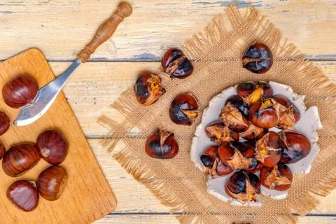 Chestnuts Foto stock
