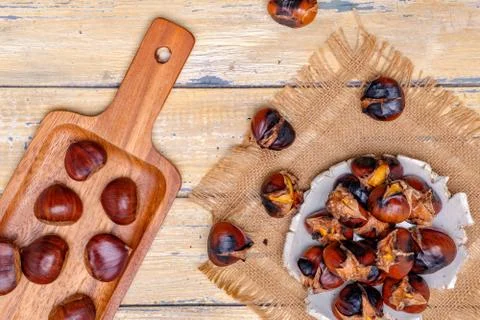 Chestnuts Foto stock