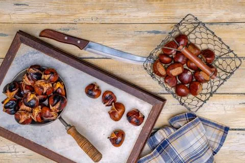 Chestnuts Foto stock