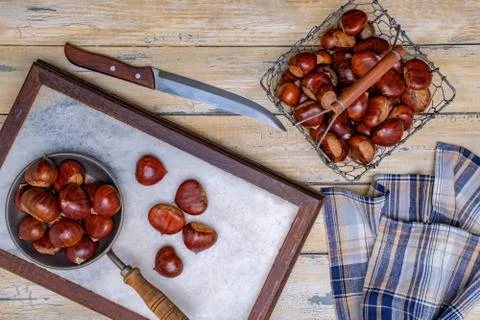 Chestnuts Foto stock