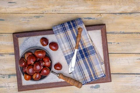 Chestnuts Foto stock