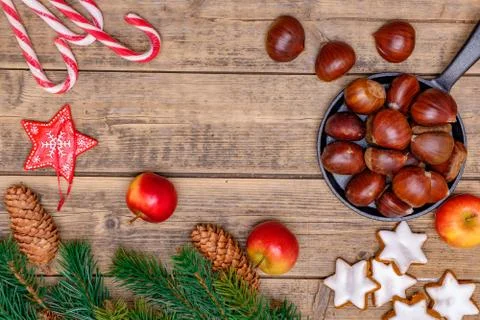 Chestnuts Foto stock