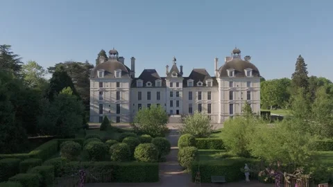The Cheverny castle by drone Stock Footage 320103671