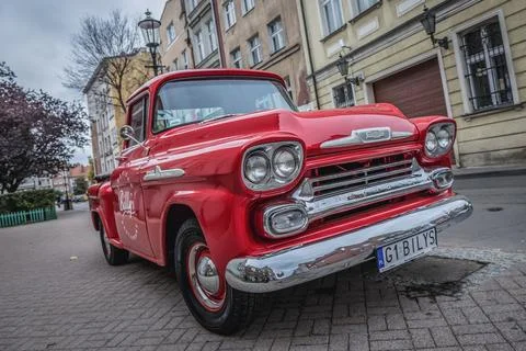Chevrolet Apache pick-up car Stock Photos