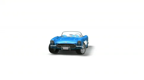 Chevrolet Corvette 1957 Stock Footage 352013