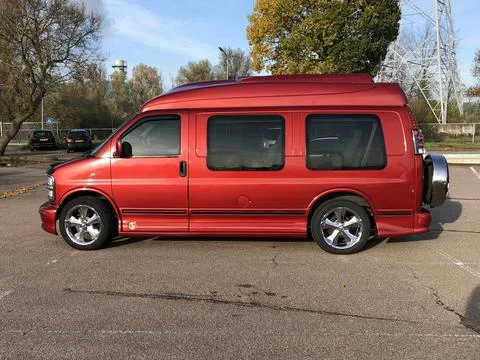 Chevrolet express work van Stock Photos