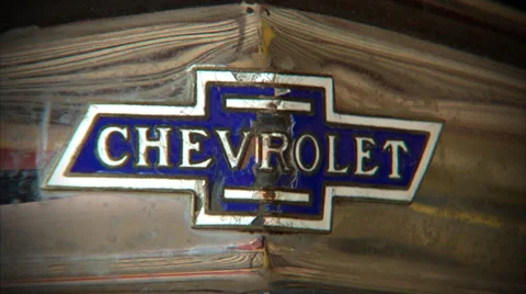 Chevrolet Logo Grill Vídeo Stock 35399359
