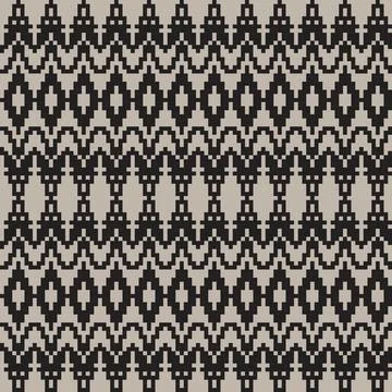 Chevron Argyle Knitting Grid seamless pattern design Stock Illustration