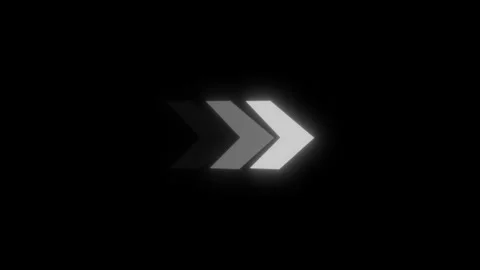 Chevron Arrow Animation Motion Graphics | Direction Overlay Effect Stock Footage 340223422