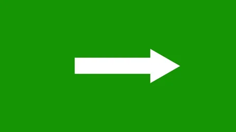 Chevron Arrow Animation Motion Graphics | Direction Overlay Effect Stock Footage 340223446