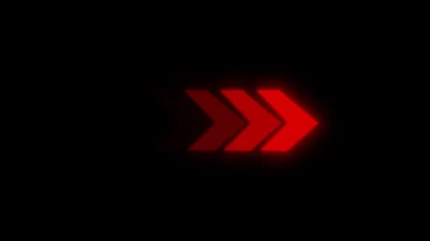 Chevron Arrow Animation Motion Graphics | Direction Overlay Effect Stock Footage 340223467